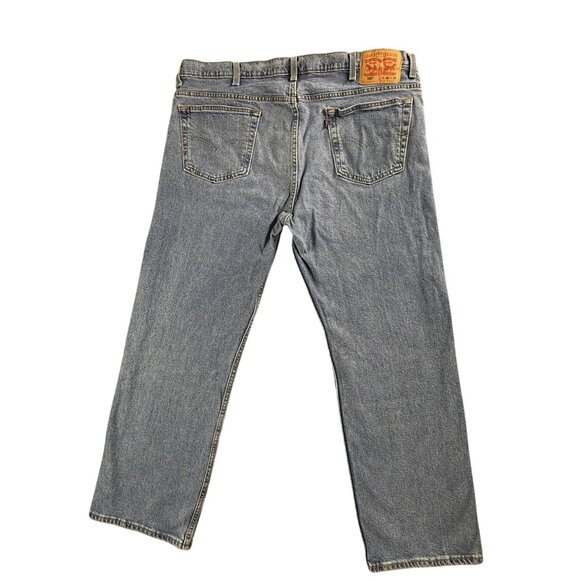 Levis 569 Jeans Mens 38x30 Blue Denim Relaxed Straight Fit Zip Fly Classic Y2K - Picture 1 of 16